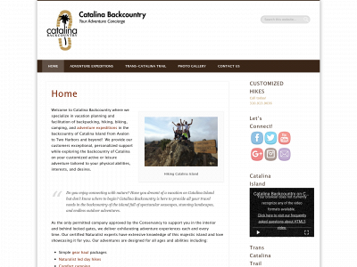 catalinabackcountry.com snapshot