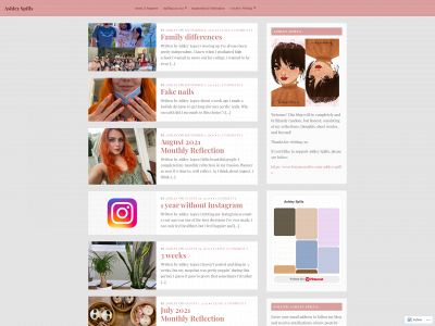 ashley-spills.com snapshot