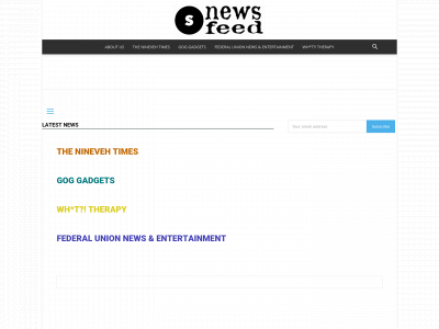 snewsfeed.com snapshot