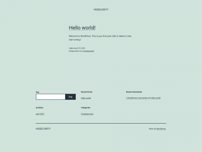 hssecurity.dk snapshot