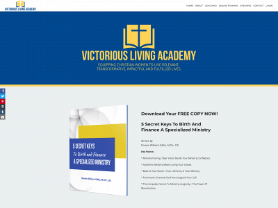 victoriousliving.academy snapshot