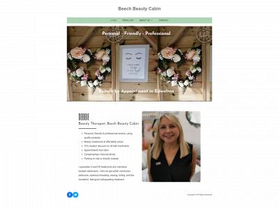 beechbeautycabin.co.uk snapshot