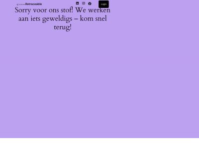 retraceable.nl snapshot