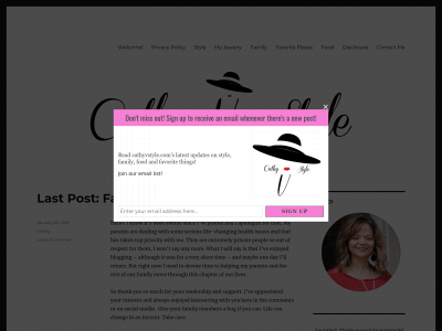 cathyvstyle.com snapshot
