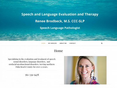 reneebrodbeckspeechtherapy.com snapshot