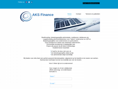 aksfinance.nl snapshot