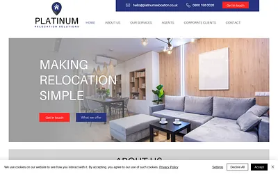 platinumrelocation.co.uk snapshot