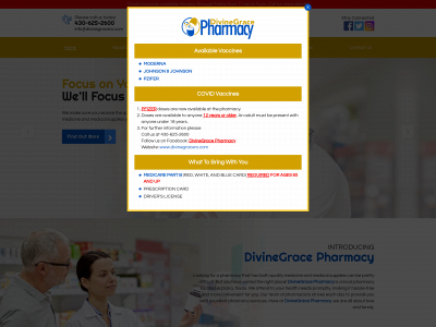 divinegracerx.com snapshot