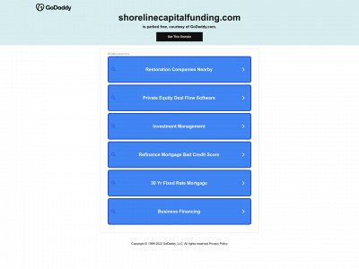 shorelinecapitalfunding.com snapshot