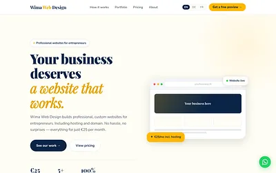 wimawebdesign.com snapshot