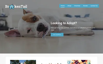 brokentailrescue.org snapshot