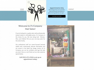 www.3scompanyhair.com snapshot
