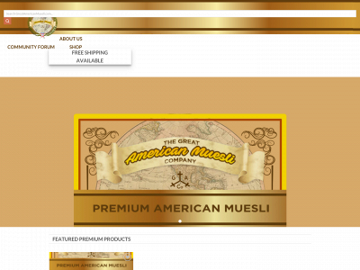 greatamericanmuesli.com snapshot