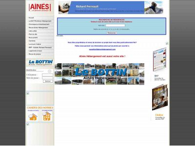 aineshebergement.com snapshot