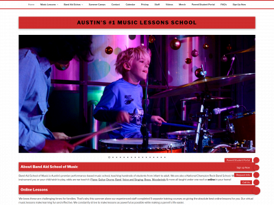 bandaidschoolofmusic.com snapshot