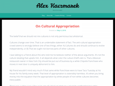 alexkaczmarek.com snapshot