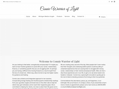 conniewarrioroflight.com snapshot