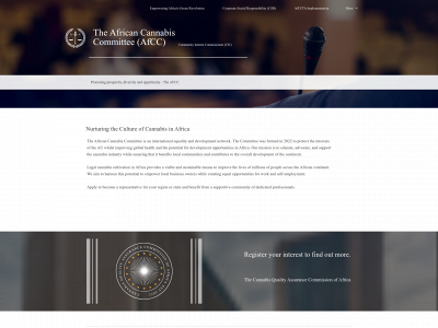 theafricancannabiscommittee.com snapshot