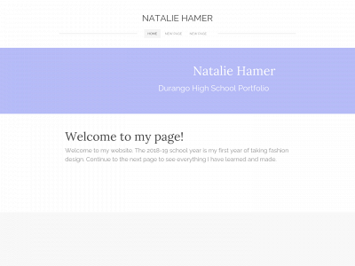 nataliehamer.weebly.com snapshot