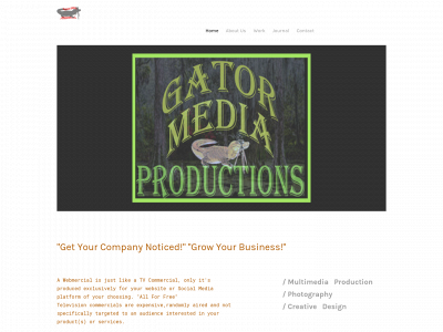 gatormediaproductions.com snapshot