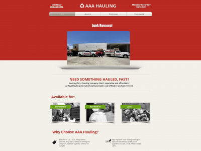 www.aaahaul.com snapshot