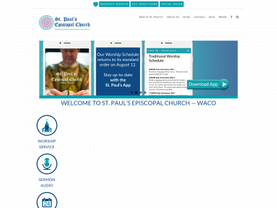 stpaulswaco.org snapshot
