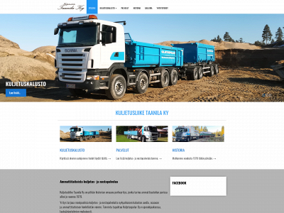 kuljetustaanila.com snapshot