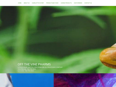 offthevinepharms.com snapshot