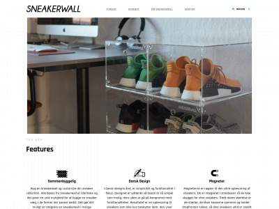 sneakerwall.dk snapshot