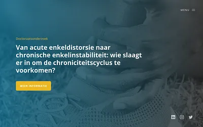 anklesprainresearch.be snapshot