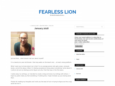 fearlesslion.com snapshot