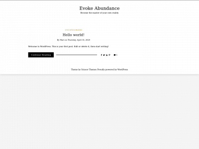 evokeabundance.com snapshot