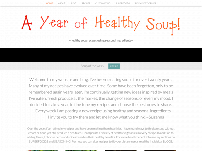 yearofhealthysoup.com snapshot