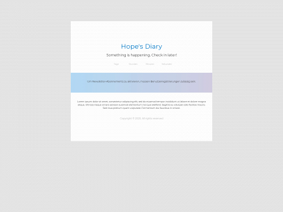 hopes-diary.ch snapshot
