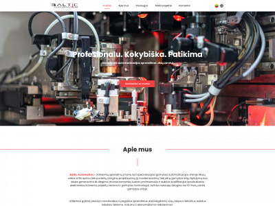 balticautomation.com snapshot