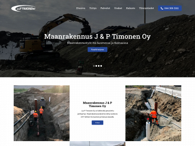 maanrakennusjjaptimonen.fi snapshot