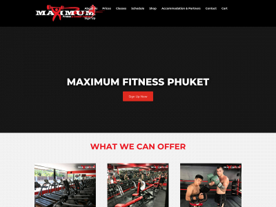 maximumfitnessphuket.com snapshot