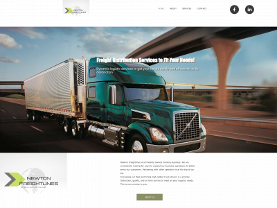 newtonfreightlines.com snapshot
