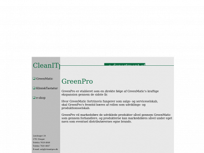 cleanitpro.dk snapshot