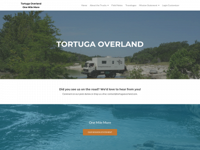 tortugaoverland.com snapshot