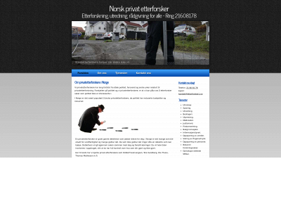 privatbistand.no snapshot