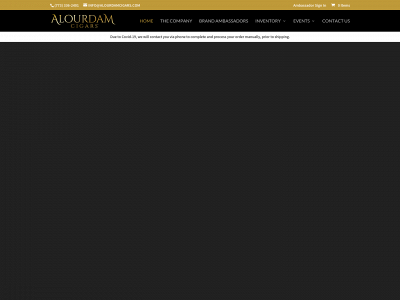 alourdamcigars.com snapshot