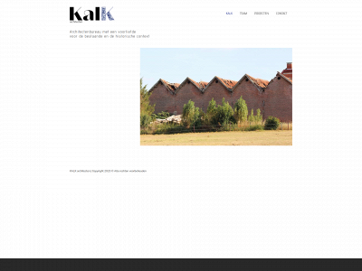 kalkarchitecten.be snapshot