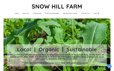 www.snowhillorganicfarm.com snapshot
