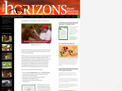 newhorizonsequine.com snapshot