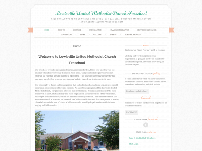 lumcpreschool.com snapshot