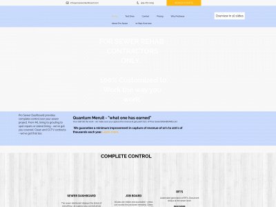 prosewerdashboard.com snapshot