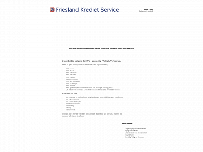 frieslandkredietservice.nl snapshot