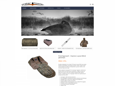 waterfowler.dk snapshot