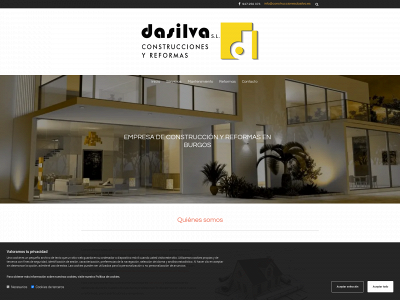 www.construccionesdasilva.net snapshot